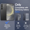 image:imageJETech Magnetic Case for Samsung Galaxy S24 Black  Compatible with MagSafe Translucent Matte Back Shockproof ProtectionBlack