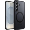 image:imageJETech Magnetic Case for Samsung Galaxy S24 Black  Compatible with MagSafe Translucent Matte Back Shockproof ProtectionBlack