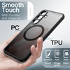 image:imageJETech Magnetic Case for Samsung Galaxy S24 Black  Compatible with MagSafe Translucent Matte Back Shockproof ProtectionBlack