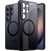 image:imageJETech Magnetic Case for Samsung Galaxy S24 Black  Compatible with MagSafe Translucent Matte Back Shockproof ProtectionBlack