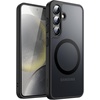 image:imageJETech Magnetic Case for Samsung Galaxy S24 Black  Compatible with MagSafe Translucent Matte Back Shockproof ProtectionBlack