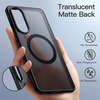 image:imageJETech Magnetic Case for Samsung Galaxy S24 Black  Compatible with MagSafe Translucent Matte Back Shockproof ProtectionBlack