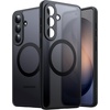 image:imageJETech Magnetic Case for Samsung Galaxy S24 Black  Compatible with MagSafe Translucent Matte Back Shockproof ProtectionBlack