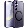 image:imageJETech Magnetic Case for Samsung Galaxy S24 Black  Compatible with MagSafe Translucent Matte Back Shockproof ProtectionCobalt Violet