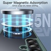 image:imageJETech Magnetic Case for Samsung Galaxy S24 Black  Compatible with MagSafe Translucent Matte Back Shockproof ProtectionDark Green