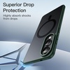image:imageJETech Magnetic Case for Samsung Galaxy S24 Black  Compatible with MagSafe Translucent Matte Back Shockproof ProtectionDark Green