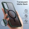 image:imageJETech Magnetic Case for Samsung Galaxy S24 Black  Compatible with MagSafe Translucent Matte Back Shockproof ProtectionDark Green