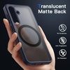 image:imageJETech Magnetic Case for Samsung Galaxy S24 Black  Compatible with MagSafe Translucent Matte Back Shockproof ProtectionDeep Blue