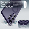 image:imageJETech Magnetic Case for Samsung Galaxy S24 Black  Compatible with MagSafe Translucent Matte Back Shockproof ProtectionHeron Purple