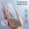 image:imageJETech Magnetic Case for Samsung Galaxy S24 Black  Compatible with MagSafe Translucent Matte Back Shockproof ProtectionIcyblue
