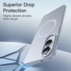 image:imageJETech Magnetic Case for Samsung Galaxy S24 Black  Compatible with MagSafe Translucent Matte Back Shockproof ProtectionIcyblue