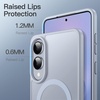 image:imageJETech Magnetic Case for Samsung Galaxy S24 Black  Compatible with MagSafe Translucent Matte Back Shockproof ProtectionIcyblue