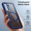 image:imageJETech Magnetic Case for Samsung Galaxy S24 Black  Compatible with MagSafe Translucent Matte Back Shockproof ProtectionNavy