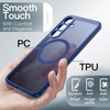 image:imageJETech Magnetic Case for Samsung Galaxy S24 Black  Compatible with MagSafe Translucent Matte Back Shockproof ProtectionNavy Blue