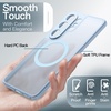 image:imageJETech Magnetic Case for Samsung Galaxy S24 Black  Compatible with MagSafe Translucent Matte Back Shockproof ProtectionOmphalodes