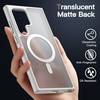 image:imageJETech Magnetic Case for Samsung Galaxy S24 Black  Compatible with MagSafe Translucent Matte Back Shockproof ProtectionSilver