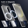 image:imageJETech Magnetic Case for Samsung Galaxy S24 Black  Compatible with MagSafe Translucent Matte Back Shockproof ProtectionSilver