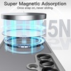 image:imageJETech Magnetic Case for Samsung Galaxy S24 Black  Compatible with MagSafe Translucent Matte Back Shockproof ProtectionSilver Shadow