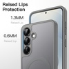 image:imageJETech Magnetic Case for Samsung Galaxy S24 Black  Compatible with MagSafe Translucent Matte Back Shockproof ProtectionSilver Shadow