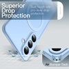 image:imageJETech Magnetic Case for Samsung Galaxy S24 Black  Compatible with MagSafe Translucent Matte Back Shockproof ProtectionSky Blue