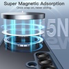 image:imageJETech Magnetic Case for Samsung Galaxy S24 Black  Compatible with MagSafe Translucent Matte Back Shockproof ProtectionStorm Blue