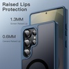 image:imageJETech Magnetic Case for Samsung Galaxy S24 Black  Compatible with MagSafe Translucent Matte Back Shockproof ProtectionStorm Blue