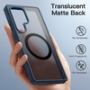 image:imageJETech Magnetic Case for Samsung Galaxy S24 Black  Compatible with MagSafe Translucent Matte Back Shockproof ProtectionStorm Blue