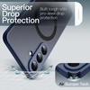 image:imageJETech Magnetic Case for Samsung Galaxy S24 Black  Compatible with MagSafe Translucent Matte Back Shockproof ProtectionStorm Blue