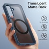 image:imageJETech Magnetic Case for Samsung Galaxy S24 Black  Compatible with MagSafe Translucent Matte Back Shockproof ProtectionStorm Blue
