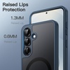image:imageJETech Magnetic Case for Samsung Galaxy S24 Black  Compatible with MagSafe Translucent Matte Back Shockproof ProtectionStorm Blue