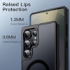 image:imageJETech Magnetic Case for Samsung Galaxy S24 Black  Compatible with MagSafe Translucent Matte Back Shockproof ProtectionTitanium Black