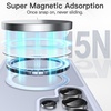 image:imageJETech Magnetic Case for Samsung Galaxy S24 Black  Compatible with MagSafe Translucent Matte Back Shockproof ProtectionTitanium Silverblue
