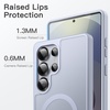 image:imageJETech Magnetic Case for Samsung Galaxy S24 Black  Compatible with MagSafe Translucent Matte Back Shockproof ProtectionTitanium Silverblue