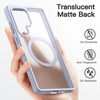 image:imageJETech Magnetic Case for Samsung Galaxy S24 Black  Compatible with MagSafe Translucent Matte Back Shockproof ProtectionTitanium Silverblue