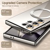 image:imageJETech Magnetic Case for Samsung Galaxy S24 Cobalt Violet  Compatible with MagSafe Camera Lens Protection Electroplated TPU Frame Shockproof ProtectionTitanium Gray