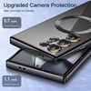 image:imageJETech Magnetic Case for Samsung Galaxy S24 Cobalt Violet  Compatible with MagSafe Camera Lens Protection Electroplated TPU Frame Shockproof ProtectionTitanium Black