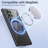 image:imageJETech Magnetic Case for Samsung Galaxy S24 Cobalt Violet  Compatible with MagSafe Camera Lens Protection Electroplated TPU Frame Shockproof ProtectionTitanium Black