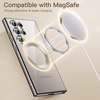 image:imageJETech Magnetic Case for Samsung Galaxy S24 Cobalt Violet  Compatible with MagSafe Camera Lens Protection Electroplated TPU Frame Shockproof ProtectionTitanium Gray