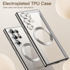 image:imageJETech Magnetic Case for Samsung Galaxy S24 Cobalt Violet  Compatible with MagSafe Camera Lens Protection Electroplated TPU Frame Shockproof ProtectionTitanium Gray