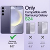 image:imageJETech Magnetic Case for Samsung Galaxy S24 Cobalt Violet  Compatible with MagSafe Camera Lens Protection Electroplated TPU Frame Shockproof ProtectionCobalt Violet