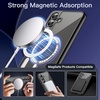 image:imageJETech Magnetic Case for Samsung Galaxy S24 Compatible with MagSafe Clear  Shockproof Protective Phone Cover Scratch Resistant Clear BackBlack