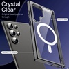 image:imageJETech Magnetic Case for Samsung Galaxy S24 Compatible with MagSafe Clear  Shockproof Protective Phone Cover Scratch Resistant Clear BackBlack