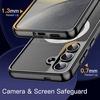 image:imageJETech Magnetic Case for Samsung Galaxy S24 Compatible with MagSafe Clear  Shockproof Protective Phone Cover Scratch Resistant Clear BackBlack