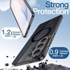 image:imageJETech Magnetic Case for Samsung Galaxy S24 Compatible with MagSafe Clear  Shockproof Protective Phone Cover Scratch Resistant Clear BackBlack