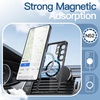 image:imageJETech Magnetic Case for Samsung Galaxy S24 Compatible with MagSafe Clear  Shockproof Protective Phone Cover Scratch Resistant Clear BackBlack