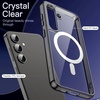 image:imageJETech Magnetic Case for Samsung Galaxy S24 Compatible with MagSafe Clear  Shockproof Protective Phone Cover Scratch Resistant Clear BackBlack