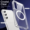 image:imageJETech Magnetic Case for Samsung Galaxy S24 Compatible with MagSafe Clear  Shockproof Protective Phone Cover Scratch Resistant Clear BackClear