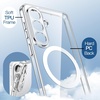 image:imageJETech Magnetic Case for Samsung Galaxy S24 Compatible with MagSafe Clear  Shockproof Protective Phone Cover Scratch Resistant Clear BackClear