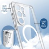 image:imageJETech Magnetic Case for Samsung Galaxy S24 Compatible with MagSafe Clear  Shockproof Protective Phone Cover Scratch Resistant Clear BackClear