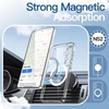 image:imageJETech Magnetic Case for Samsung Galaxy S24 Compatible with MagSafe Clear  Shockproof Protective Phone Cover Scratch Resistant Clear BackClear